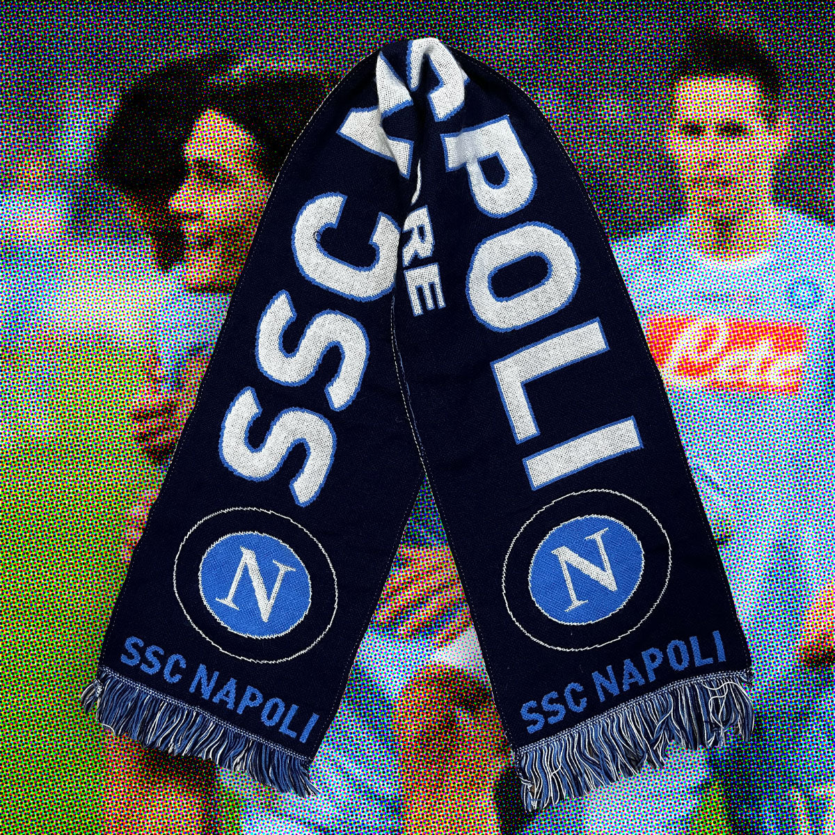 NAPOLI SSC VINTAGE SCARF