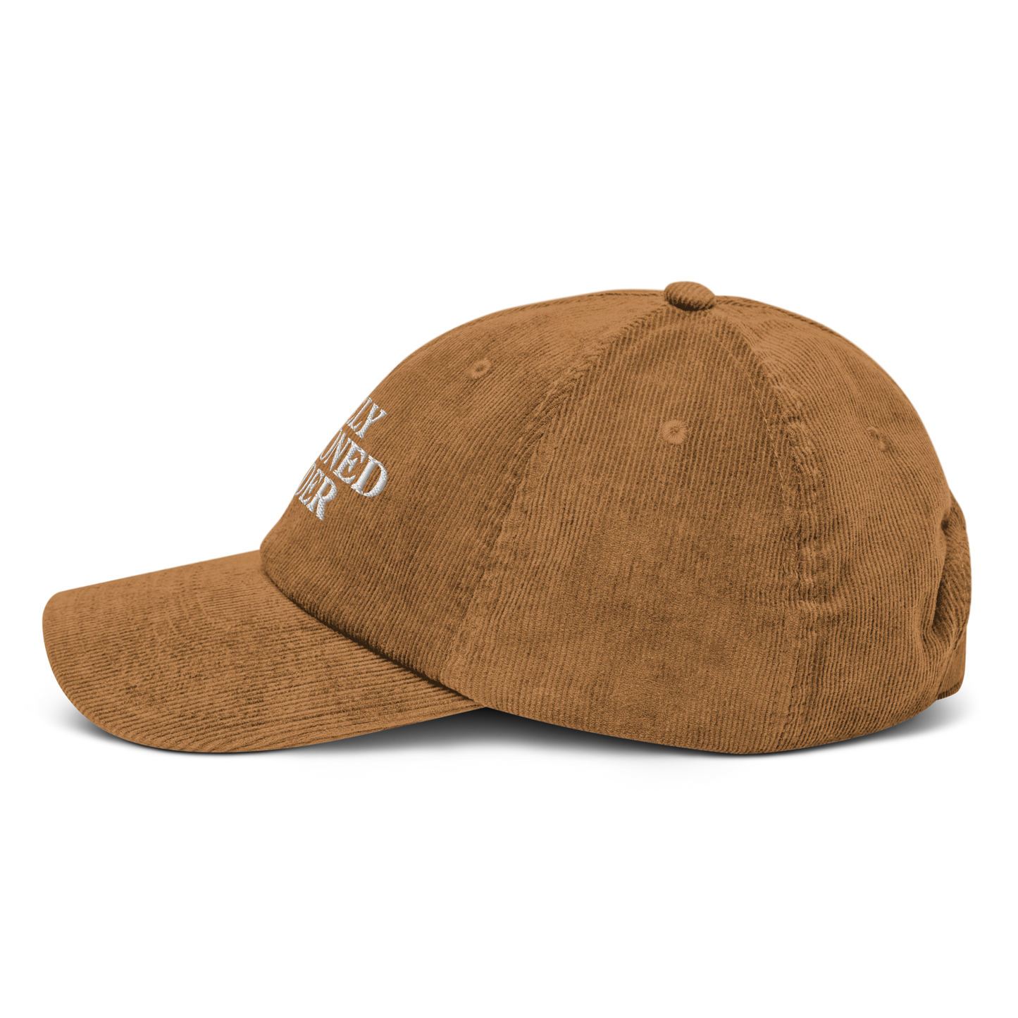 Lovely Cushioned Header Corduroy Cap