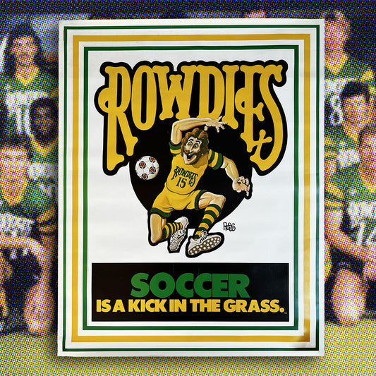 TAMPA BAY ROWDIES VINTAGE POSTER